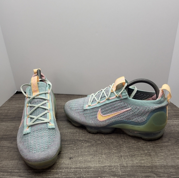 Nike Air VaporMax 2021 FK Women's Size 8 Light Dew/Melon Tint DH4088-300 - Picture 1 of 10